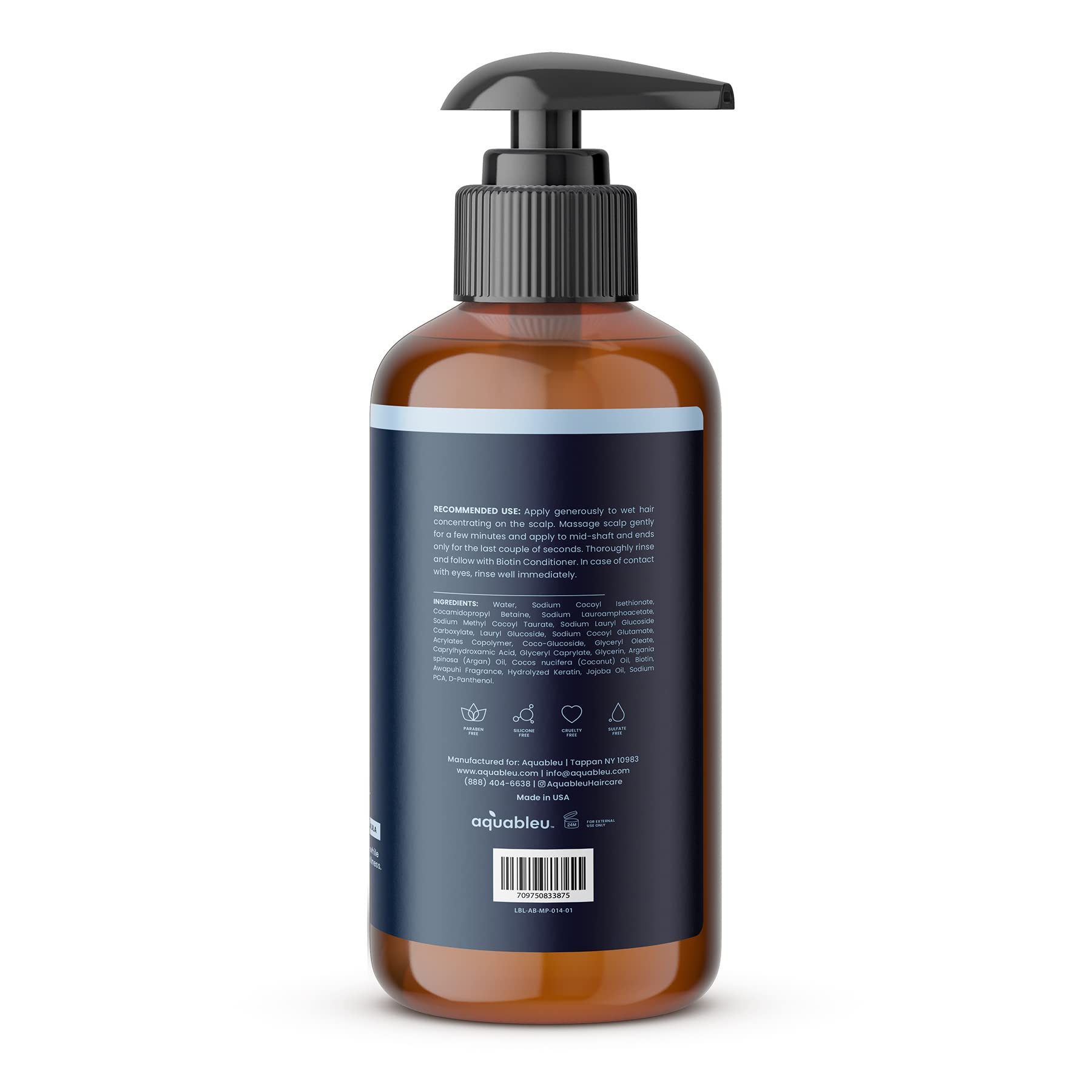 Aquableu Biotin Volumizing Shampoo & Conditioner Set