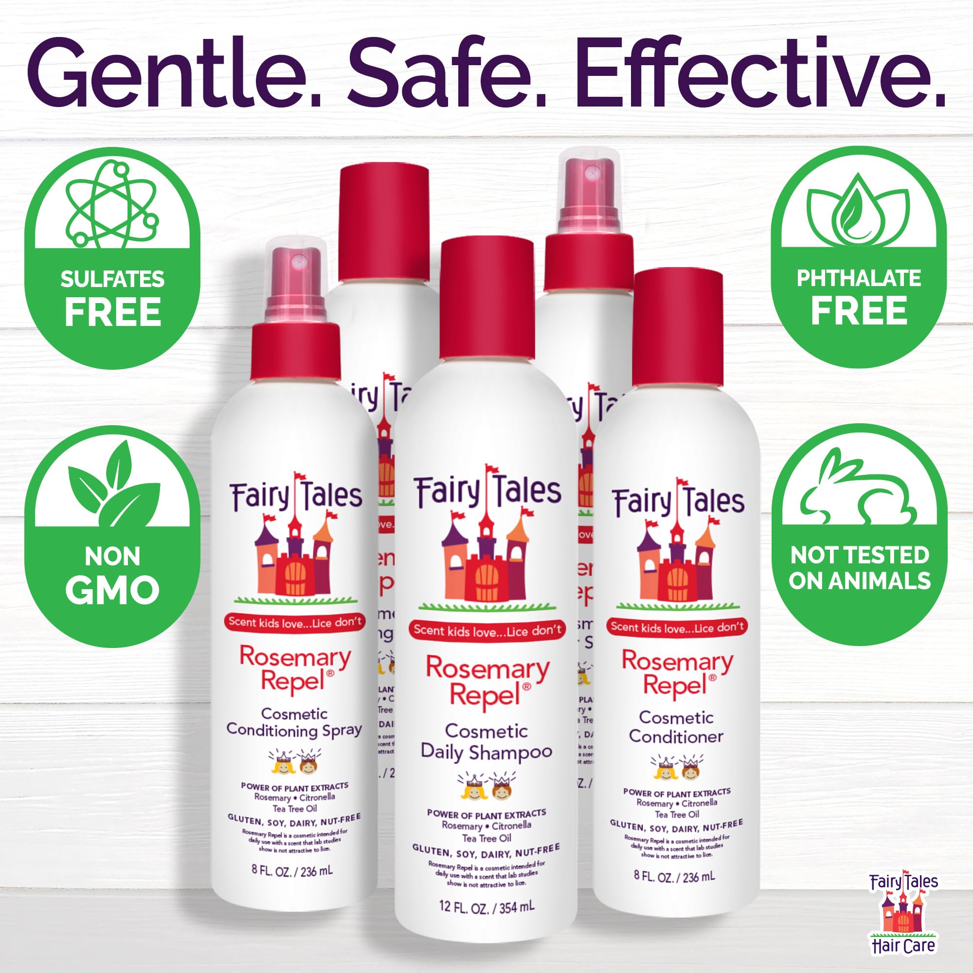 Fairy Tales Rosemary Repel Daily Kids Shampoo & Conditioner