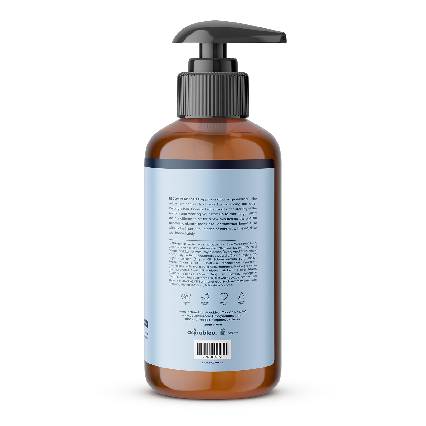 Aquableu Biotin Volumizing Shampoo & Conditioner Set